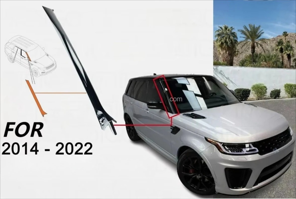For  Range Rover sport 2014-2022 L494   A Pillar Trim Panel Cover Outer Finisher Strip LR076514 LR076515  Moulding